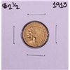 Image 1 : 1913 $2 1/2 Indian Head Quarter Eagle Gold Coin