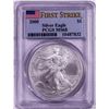 Image 1 : 2000 $1 American Silver Eagle Coin PCGS MS68 First Strike