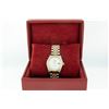 Image 9 : Rolex Mens Two Tone White Roman Diamond Datejust Wristwatch With Rolex Box