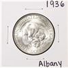Image 1 : 1936 Albany New York Commemorative Half Dollar Coin