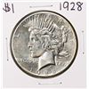 Image 1 : 1928 $1 Peace Silver Dollar Coin