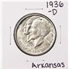 Image 1 : 1936-D Arkansas Centennial Commemorative Half Dollar Coin
