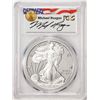 Image 1 : 2016-W $1 Proof American Silver Eagle Coin PCGS PR70DCAM Michael Reagan Signed