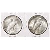 Image 2 : Lot of 1922-S & 1923-S $1 Peace Silver Dollar Coins