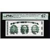 Image 1 : Circa 1970's Washington Center Giori Test Note PMG Superb Gem Uncirculated 67EPQ