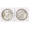 Image 2 : Lot of (2) 1928-S $1 Peace Silver Dollar Coins