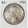 1934 $1 Peace Silver Dollar Coin