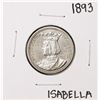 Image 1 : 1893 Isabella Commemorative Quarter Coin