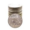 Roll of (20) 1935-S $1 Peace Silver Dollar Coins Circulated