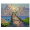 Image 1 : Jim Warren "All Cats Go To Heaven" Limited Edition Giclee On Canvas