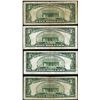 Image 2 : Lot of (4) 1934 $5 Silver Certificate Notes