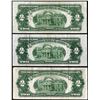 Image 2 : Lot of (3) 1928 $2 Legal Tender Notes