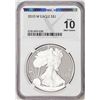 Image 1 : 2010-W $1 American Silver Eagle Coin NGCX Proof 10 Ultra Cameo