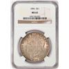 1896 $1 Morgan Silver Dollar Coin NGC MS63
