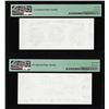 Image 2 : Set of Giori Test Note Washington & Lincoln Memorial PMG Superb Gem Unc 68EPQ