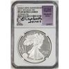 Image 1 : 2011-W $1 Proof American Silver Eagle Coin NGC PF69 Ultra Cameo E. Jones Signature