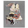 Graciela Rodo Boulanger "Sister With Cat" Limited Edition Lithograph On Paper