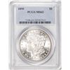 1890 $1 Morgan Silver Dollar Coin PCGS MS63