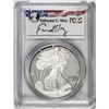 2013-W $1 Proof American Silver Eagle Coin PCGS PR69DCAM Edmund Moy Signature