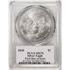 Image 2 : 2020 $1 American Silver Eagle Coin PCGS MS70 First Day Of Issue Cleveland Signature