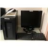 Image 1 : 3pc Workstation - includes Dell PowerEdge T30 PC/ Nextech keyboard & Samsung SyncMaster 743EM displa