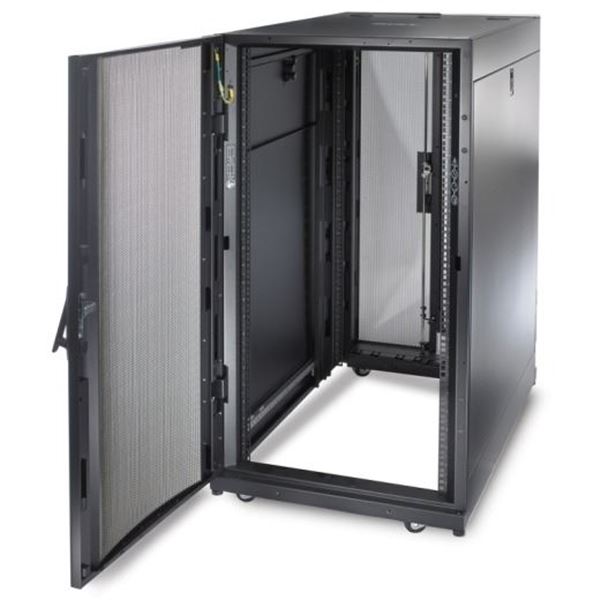APC server rolling rack - approx. 42 1/2in depth x 23in wide x 51 1/2in height (retail $500)