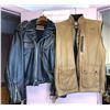 Image 1 : Group of 2 assorted jackets - includes Symax size L & The Australian Outback Collection sleeveless s