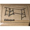 Image 1 : Homquest contemporary desk in box - 100cm x 50cm x 75cm (as is, not opened)