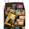 Image 2 : Large group of assorted items & lights - includes bulbs/ LED string lights/ extension cords etc.