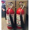 Image 1 : Set of 2 Strikefirst carbon dioxide fire extinguishers - appears to be new