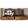 Image 1 : Set of 2 picnic baskets w/ contents