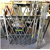 Image 2 : Set of 2 Uline folding security gates - 3-4ft x 43in each