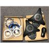 Image 1 : Set of 2 Polycom SoundStation2 phones w/ Wall Module & assorted ethernet cables