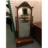 Image 1 : Large Victorian style Cheval Dressing Mirror 28in W 65in H