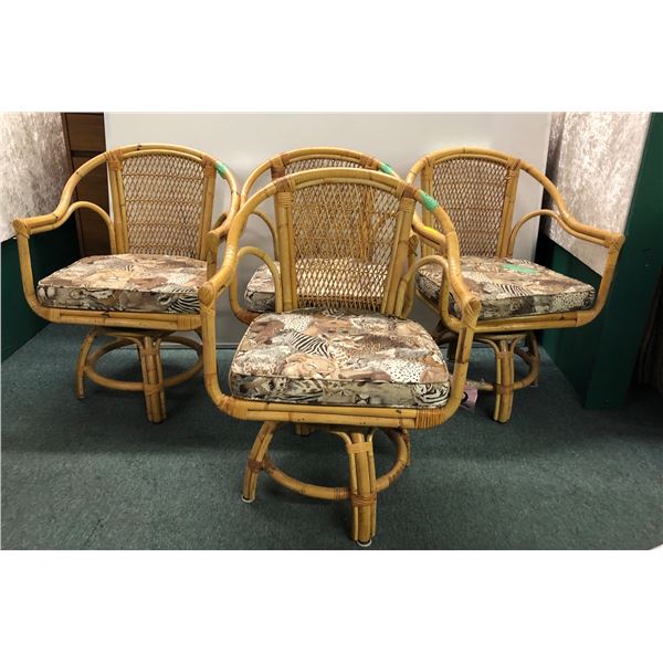 4 retain swivel chairs