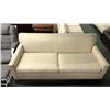 Image 1 : Wood frame fabric sofa 80in W