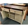 Image 2 : Buffet w/wine storage & rack 52in W 18in D 36in H