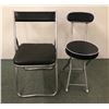 Image 1 : Folding chair & stool