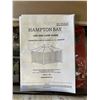 Image 5 : NEW - Hampton Bay - Farrington Hardtop Gazebo 12' x 14' - Graphite - NEW IN BOX