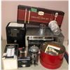 Image 1 : Group of misc. kitchen items - includes AeroPress, Air Fryer etc.