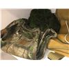 Image 3 : Group of hunting/fishing accessories - includes 1 Swedish camo nets 16x8", 2 Northwest Territory bow