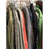 Image 2 : Full rack of misc. men's clothing - includes jeans/shirts/vests/coats/etc. (approx. 50 p. various ad