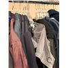 Image 3 : Full rack of misc. men's clothing - includes jeans/shirts/vests/coats/etc. (approx. 50 p. various ad