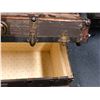 Image 3 : Large empty steamer trunk (brown)