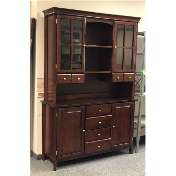 Buffet & hutch 51 1/2in W 17in D 77in H