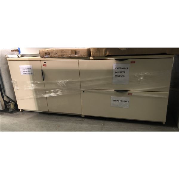 Office credenza 72in W 20in D 30in H