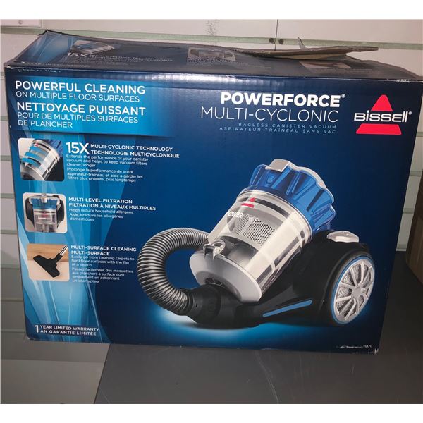 Bissel power force multi cyclonic canister vacuum