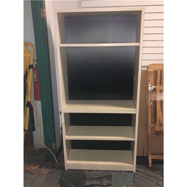 Adjustable shelf bookcase 34in W 12in D 72in H
