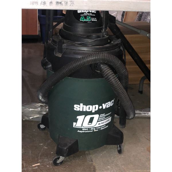 SHOP VAC 4.5 HP 10 gallon wet/dry vacuum - model 86770-10 ( tested ...