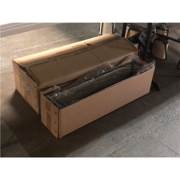 OPEN BOX - DVI LIGHTING black metal vanity model DVP15622-1 -  3 pieces (not tested, as is)